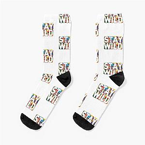 Stay Wild Ben Azelart Socks