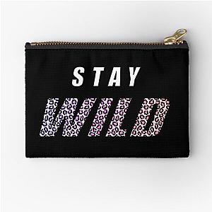 Stay Wild Ben Azelart Zipper Pouch