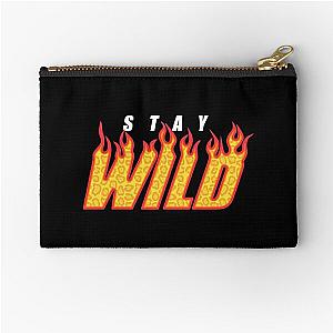 Stay Wild Fire Ben Azelart   Zipper Pouch