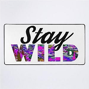 Stay Wild Ben Azelart Desk Mat