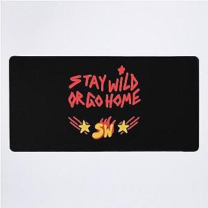 Ben Azelart Stay Wild or go Home Desk Mat