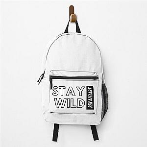 Stay wild ben azelart Backpack