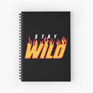 Stay Wild Fire Ben Azelart   Spiral Notebook