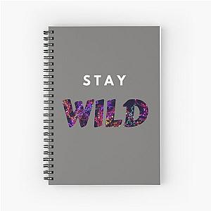 Stay Wild Ben Azelart Spiral Notebook