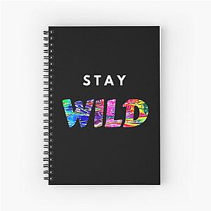 Stay Wild Ben Azelart  Spiral Notebook