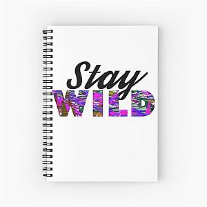 Stay Wild Ben Azelart Spiral Notebook