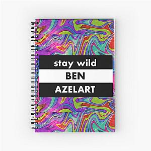 stay wild ben azelart Spiral Notebook