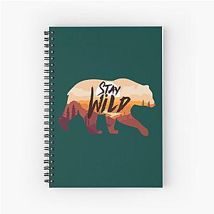 Stay Wild Ben azelart        Spiral Notebook