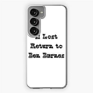 If Lost Return To Ben Barnes, Black  Samsung Galaxy Soft Case