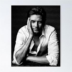 Ben Barnes Black & White Portrait Poster