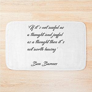 Ben Barnes 'Thoughts' Quote Bath Mat