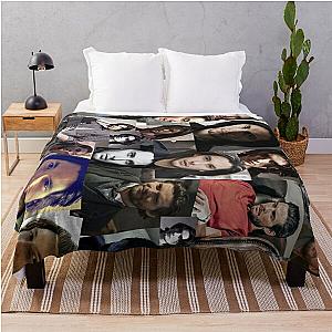 Lateral Ben Barnes Photo Collage Throw Blanket