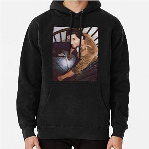 Ben Barnes posing in the stairs  Pullover Hoodie