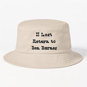 If Lost Return To Ben Barnes, Black  Bucket Hat