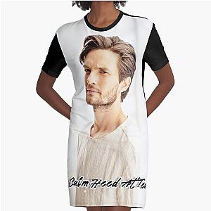 Ben Barnes "Calm Heed At Tea" Graphic T-Shirt Dress