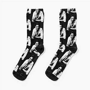 Ben Barnes Black & White Portrait Socks