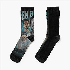 You Need Ben Barnes - Vintage Blue Green Gifts For Music Fan Socks