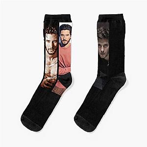 Mens Womens Ben Barnes Collage - Leo Zodiac Gifts For Movie Fans Socks