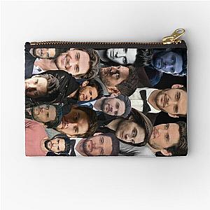 ben barnes photo collage Zipper Pouch