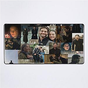 Ben Barnes and Jessie Mei Li Collage DarkLina Desk Mat