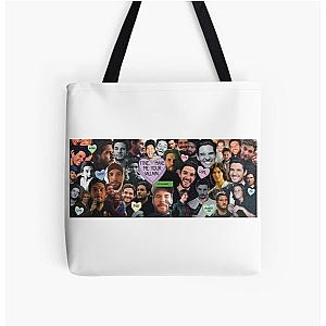 Ben Barnes Tumblr Collage All Over Print Tote Bag