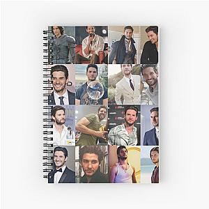 Ben Barnes Collage Spiral Notebook