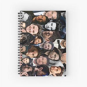 ben barnes photo collage Spiral Notebook