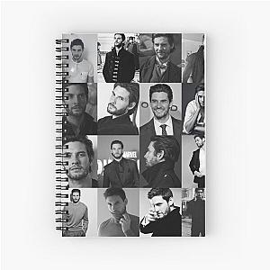 Ben Barnes Collage Spiral Notebook