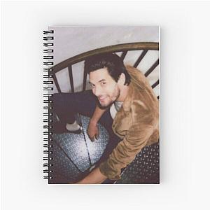 Ben Barnes posing in the stairs  Spiral Notebook