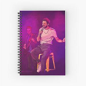 Ben Barnes concert painting Spiral Notebook