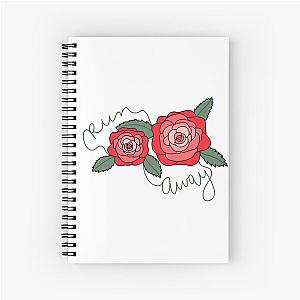 Ben Platt Run Away Lyric Art Spiral Notebook