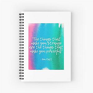 Ben Platt Quote Spiral Notebook