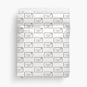 Ben Platt Share Your Address Duvet Cover