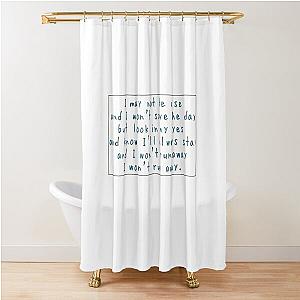 Run away - Ben Platt lyrics Shower Curtain