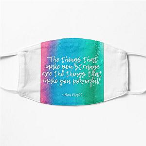 Ben Platt Quote Flat Mask