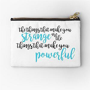 the things that make you strange - ben platt Zipper Pouch