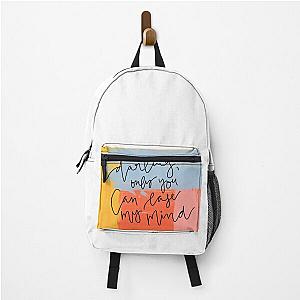 “Ease My Mind” Ben Platt Lyrics print Backpack