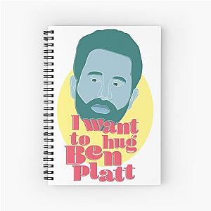 I want to hug Ben Platt Spiral Notebook