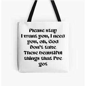 Beautiful Things Benson Boone All Over Print Tote Bag