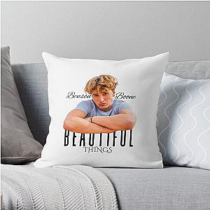 Benson Boone Beautiful Things Throw Pillow