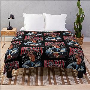 Benson Boone Vintage Retro Throw Blanket