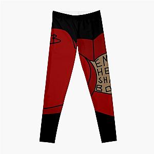 Empty Heart Shaped Box -Benson Boone (red version) Leggings