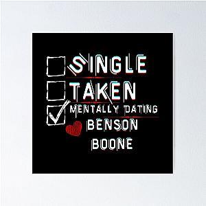 Mentally Dating Benson Boone Poster