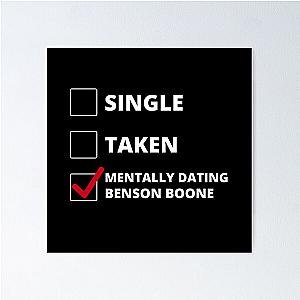 Mentally Dating Benson Boone Poster