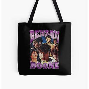 Retro Benson Boone All Over Print Tote Bag