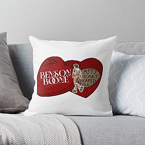 Empty Heart Shaped Box -Benson Boone (Red Version) Throw Pillow