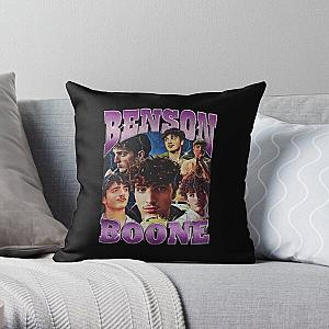 Retro Benson Boone Throw Pillow