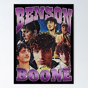 Retro Benson Boone Poster