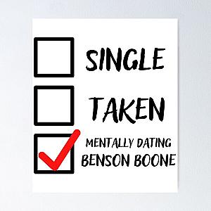 Mentally Dating Benson Boone Essential  Poster