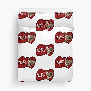 Empty Heart Shaped Box -Benson Boone (Red Version) Duvet Cover